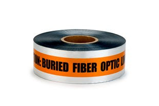 Detectable Tape, Caution Fiber Optic Line Below - Rompro Industrial Supply